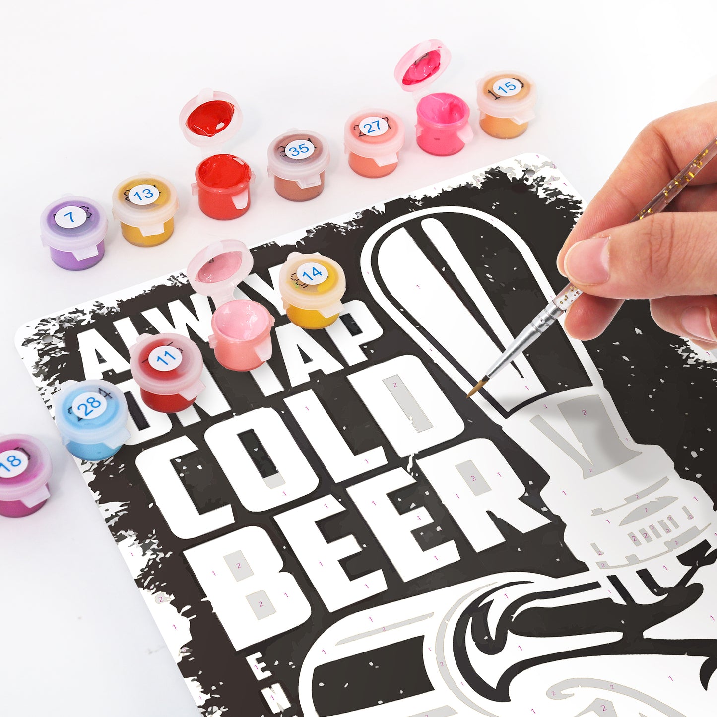 Vintage Metal Bar Art 7