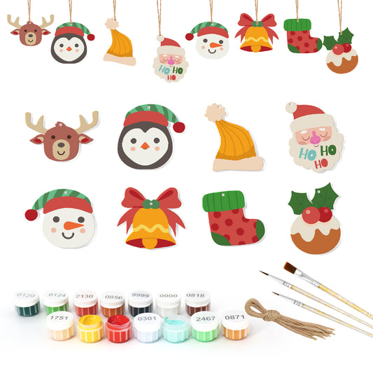 12 Christmas decoration 8pcs