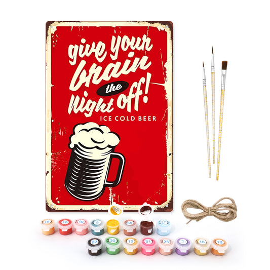 Vintage Metal Bar Art 12