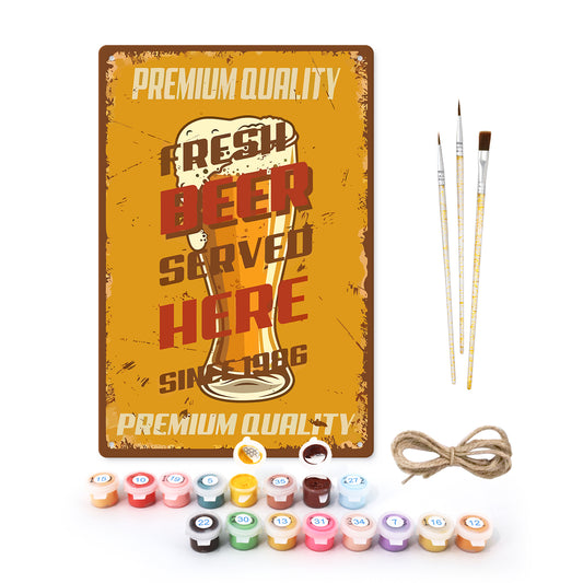 Vintage Metal Bar Art 13