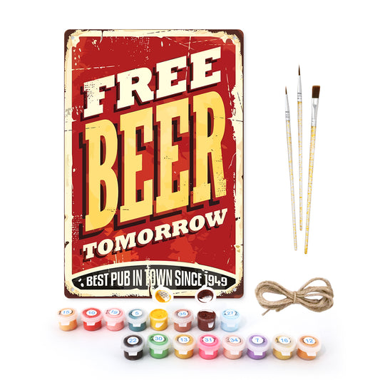 Vintage Metal Bar Art 14