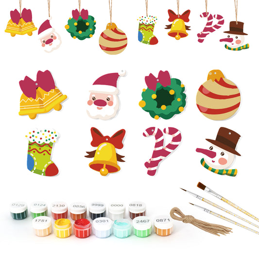 10 Christmas decoration 8pcs