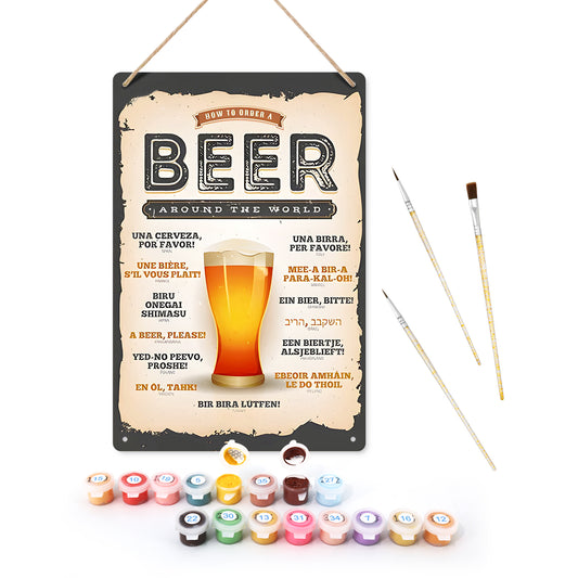 Vintage Metal Bar Art 1