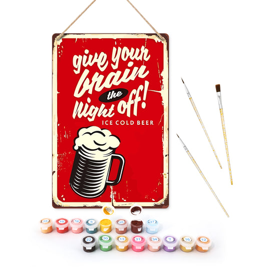 Vintage Metal Bar Art 12