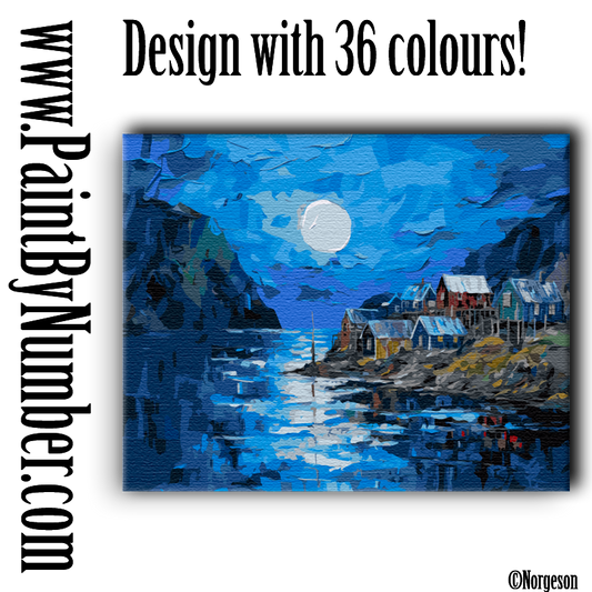 Nocturnal fishing village