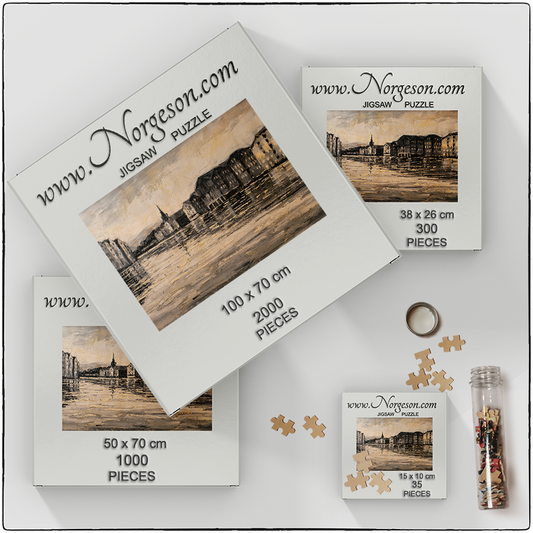 1 Reflections of Nidelva - Jigsaw puzzle