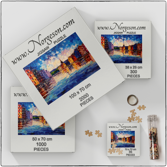 2 Reflections of Nidelva - Jigsaw puzzle