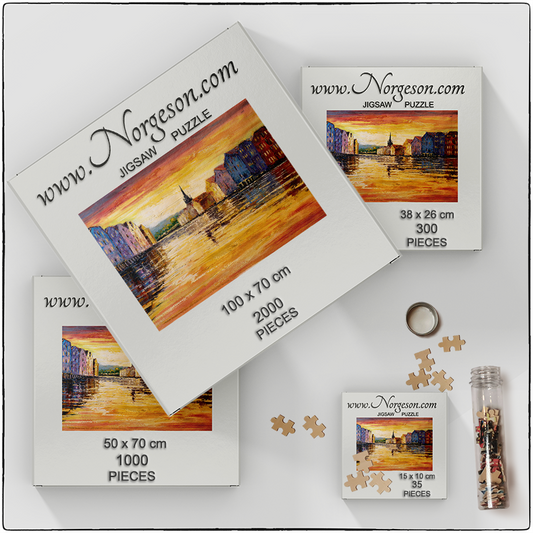 3 Reflections of Nidelva - Jigsaw puzzle