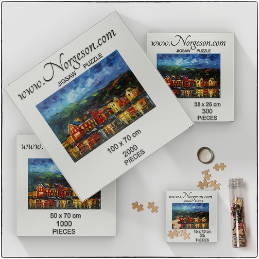 Reflections of Sjøgata (Mosjøen)