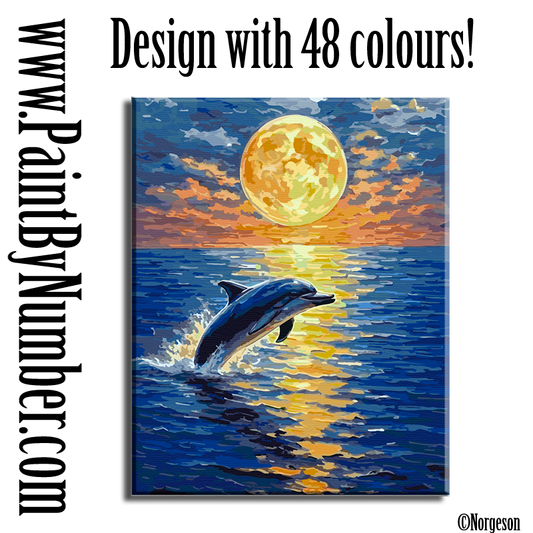 The dolphin and the moon