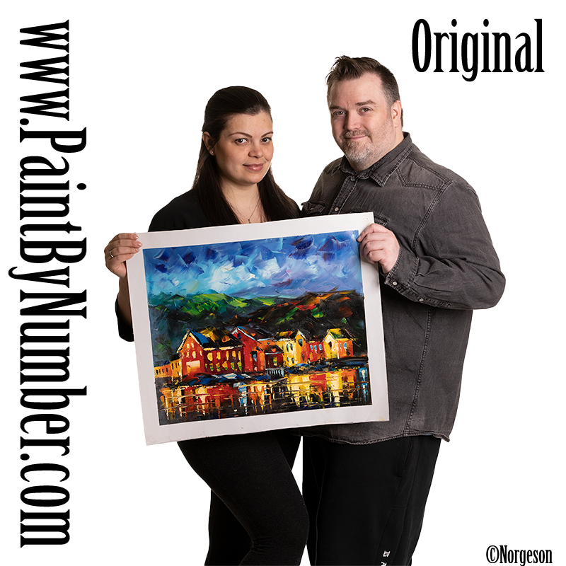 Reflections of Sjøgata (Mosjøen)