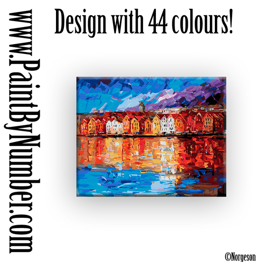 Reflections of Bryggen ( Bergen )