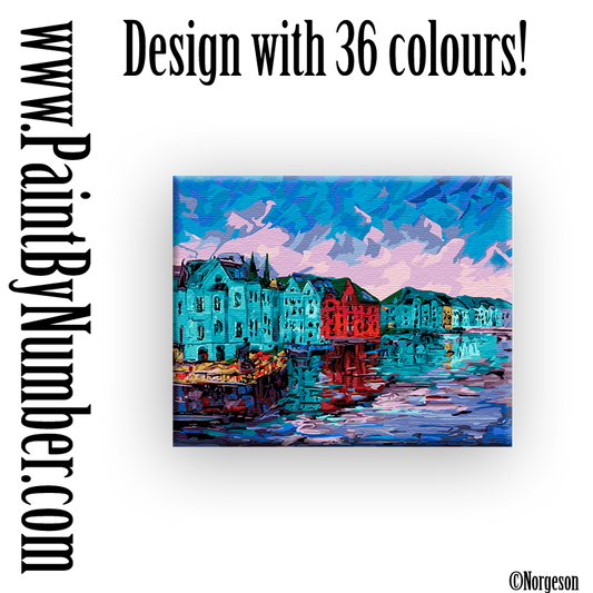 Aalesund in the blue hour