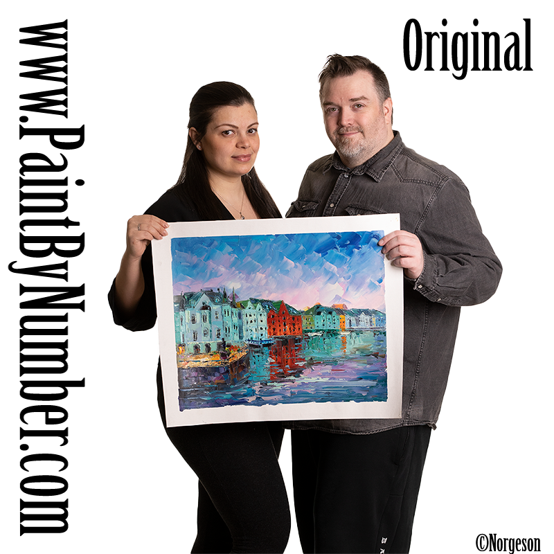 Aalesund in the blue hour