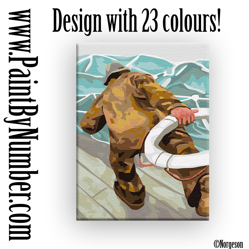 Man overboard Traditional paint by numbers