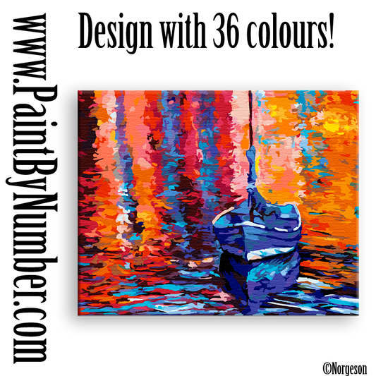 Golden sunset over ocean