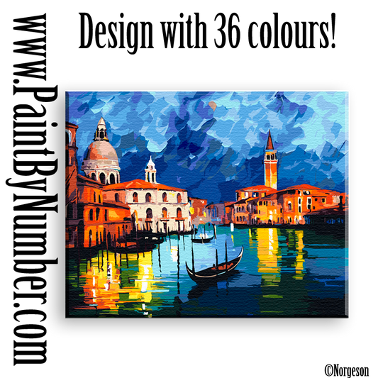 Atmospheric evening in Venice