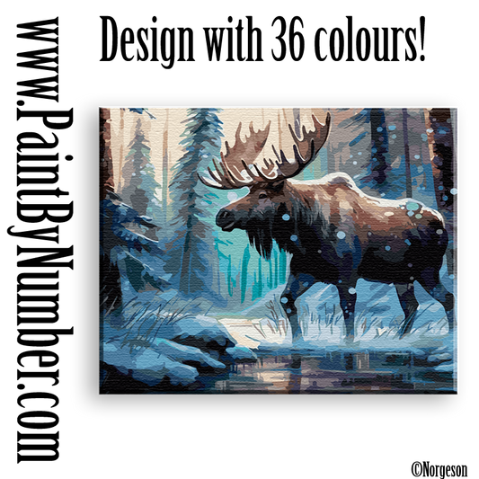 The king of the forest, moose