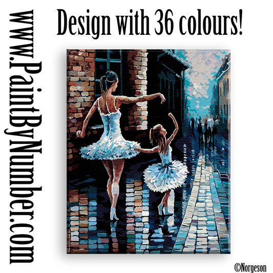 Ballerinas on the street