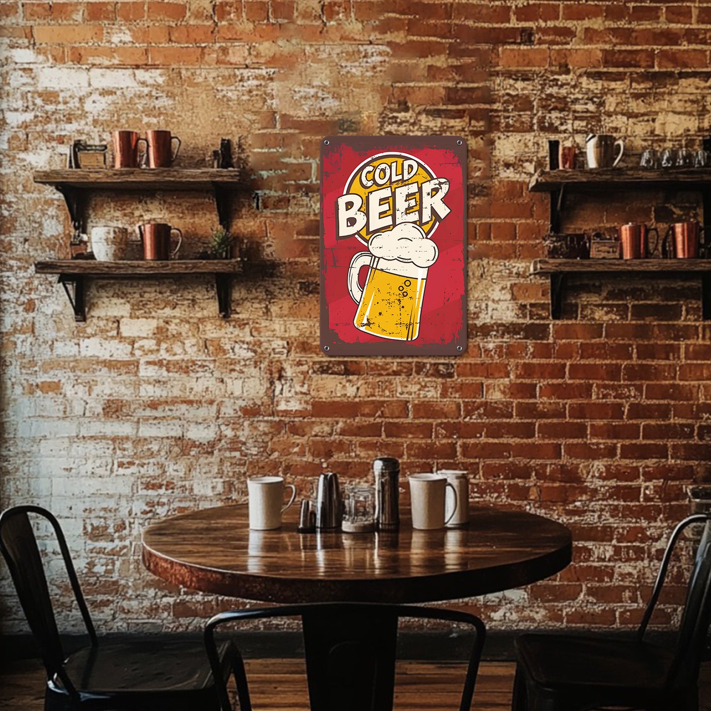 Vintage Metal Bar Art 6