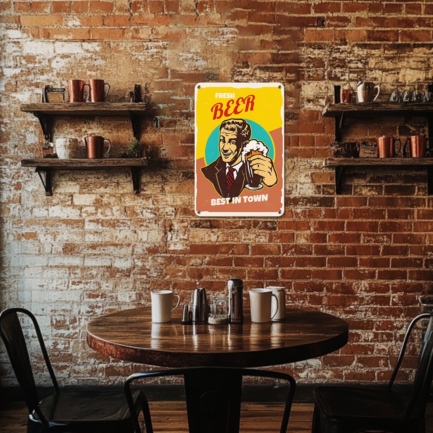 Vintage Metal Bar Art 5