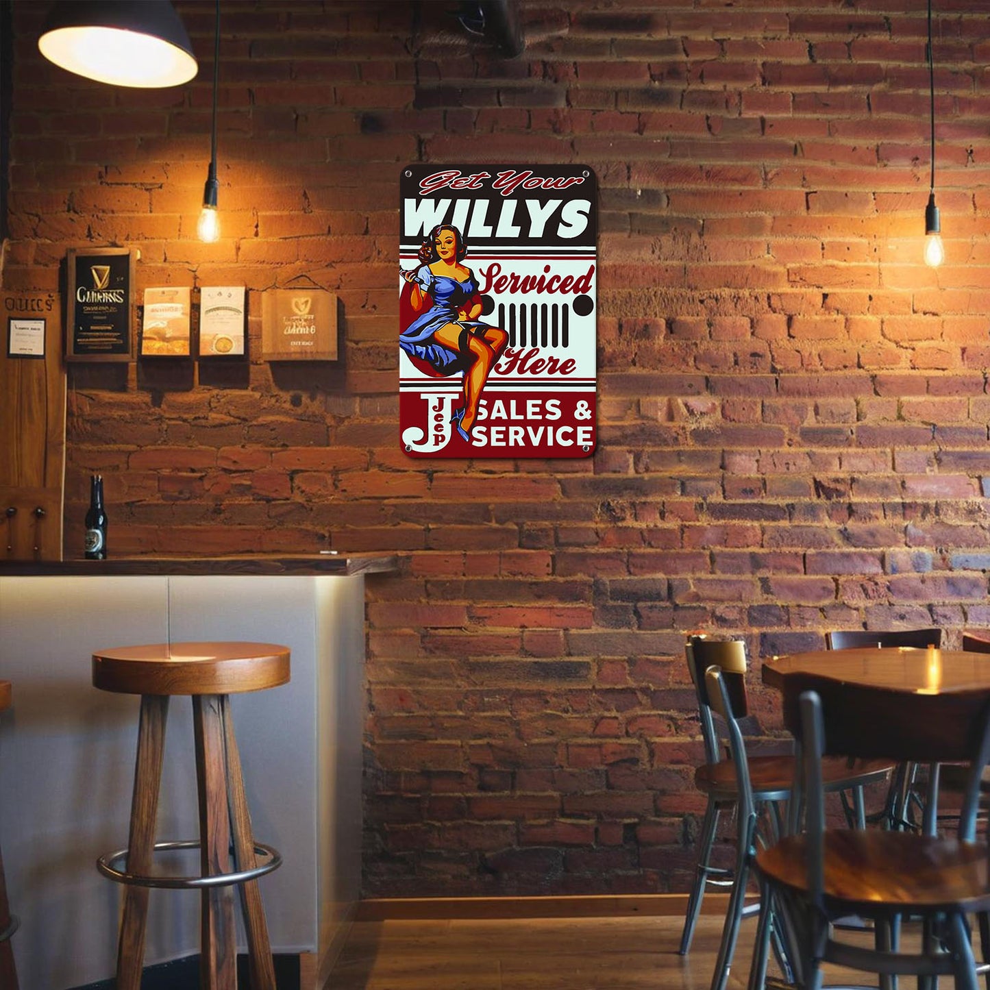 Vintage Metal Bar Art 21