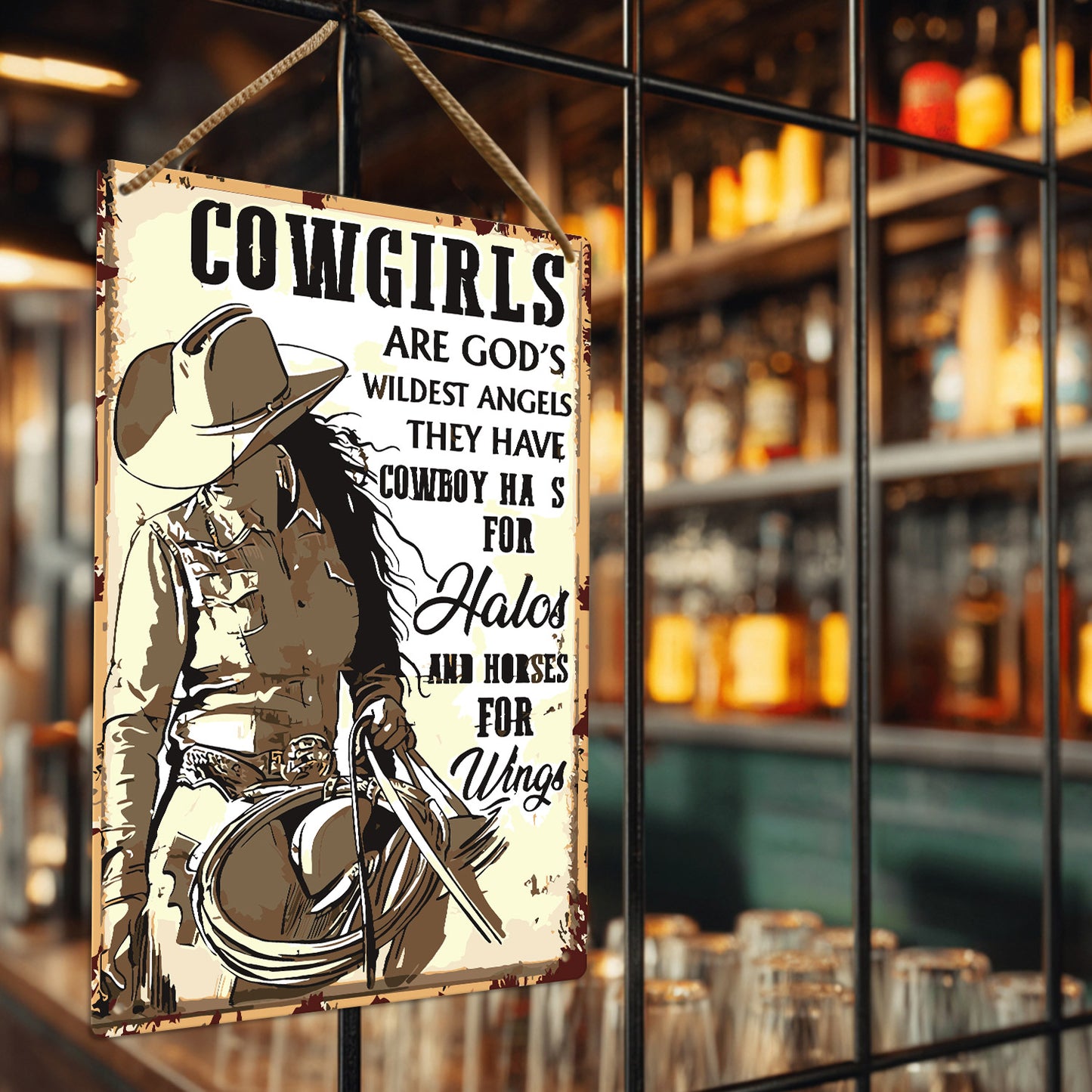 Vintage Metal Bar Art 24