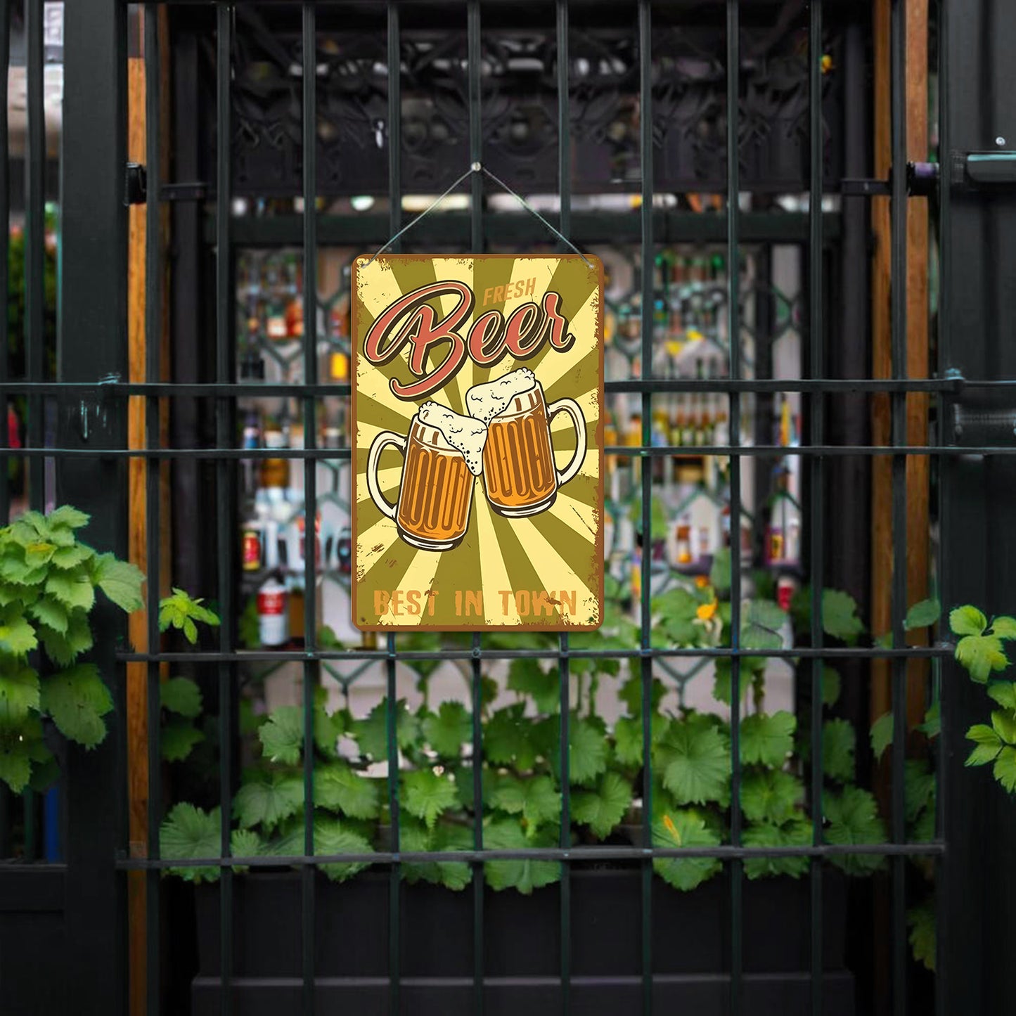 Vintage Metal Bar Art 10