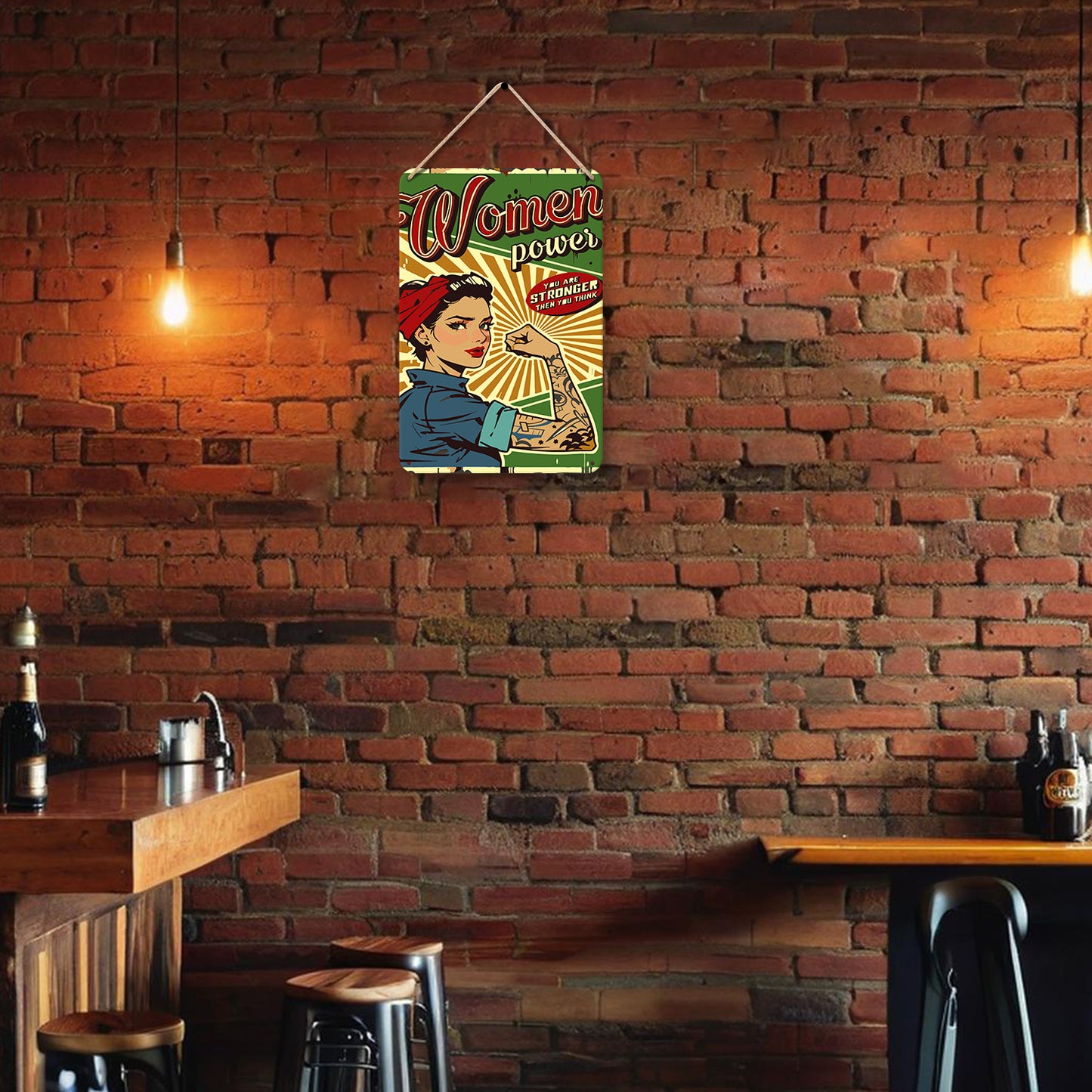 Vintage Metal Bar Art 20