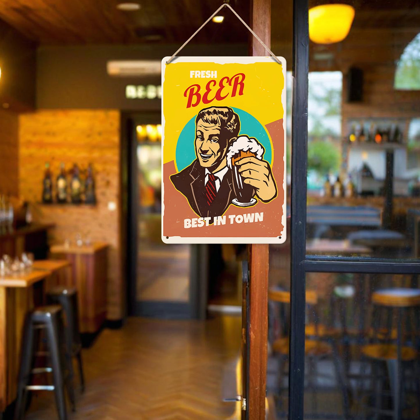 Vintage Metal Bar Art 5