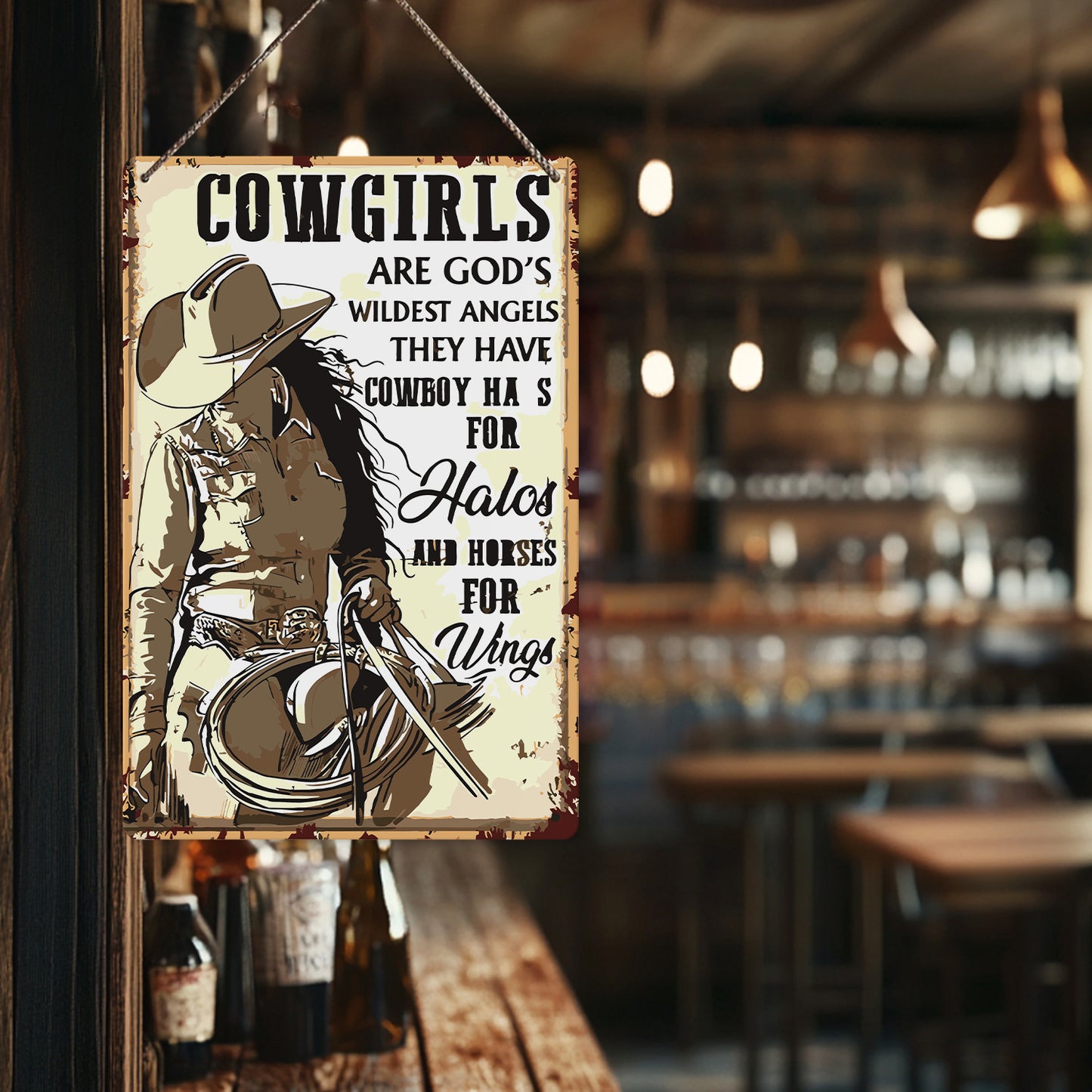 Vintage Metal Bar Art 24