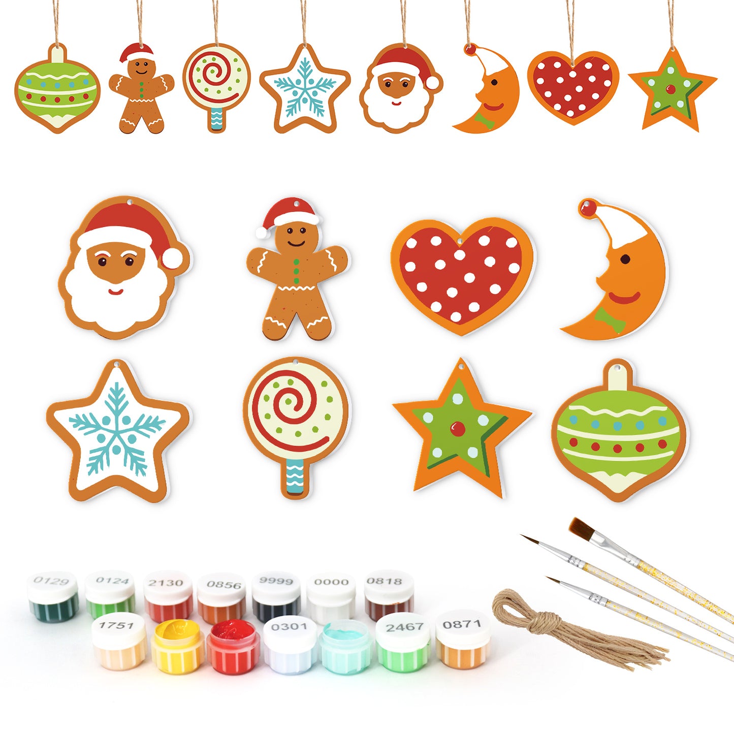 05 Christmas decoration 8pcs