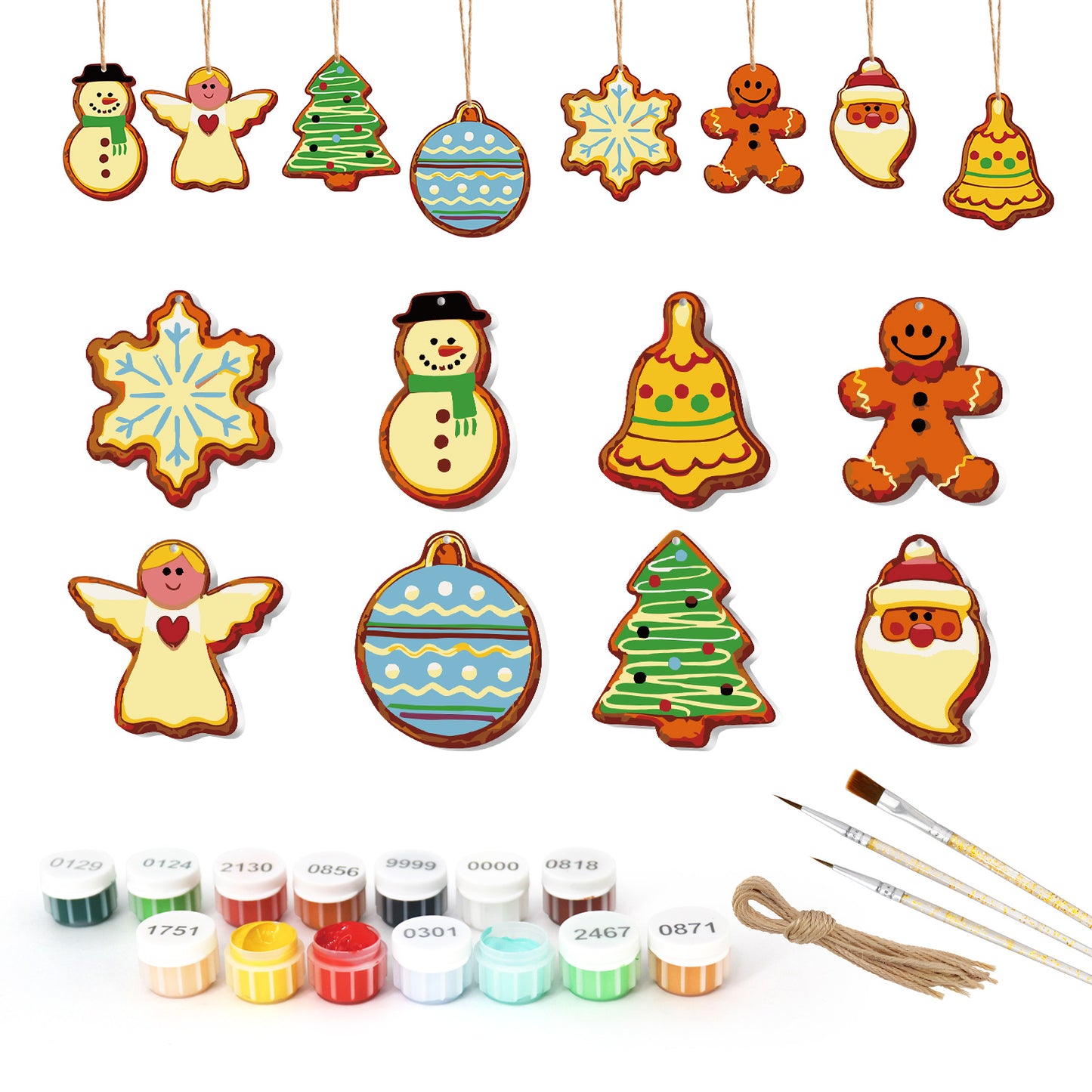 02 Christmas decoration 8pcs