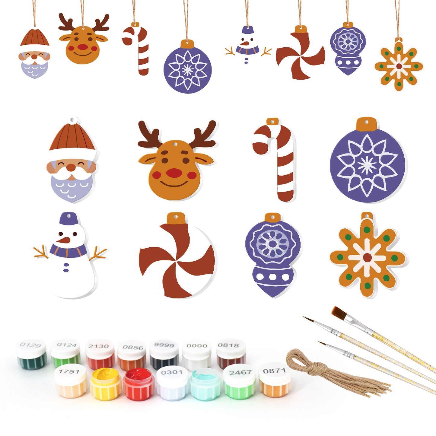 14 Christmas decoration 8pcs
