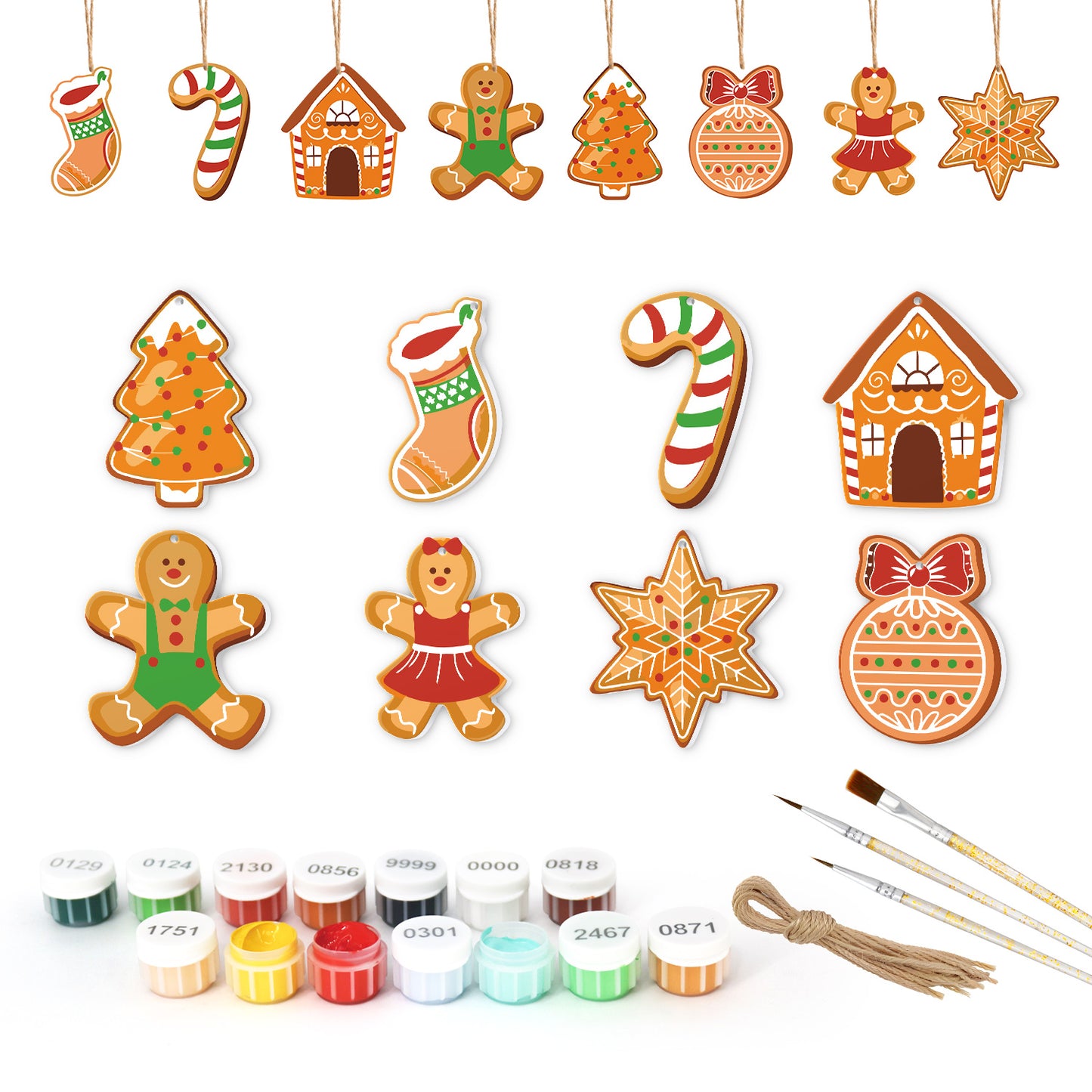04 Christmas decoration 8pcs