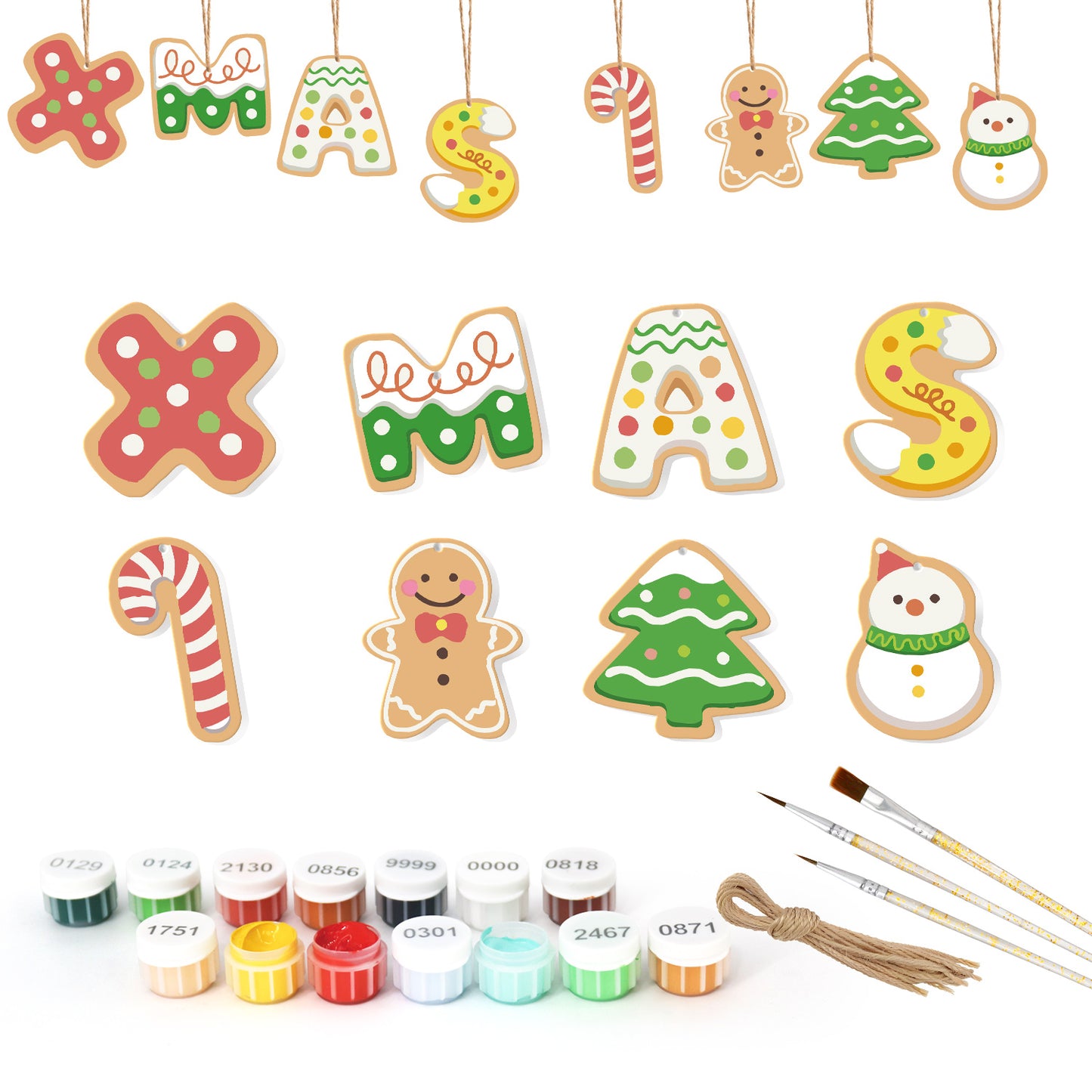 11 Christmas decoration 8pcs