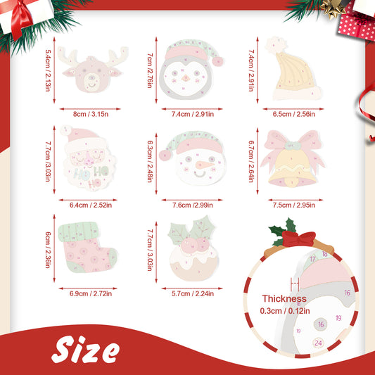 12 Christmas decoration 8pcs