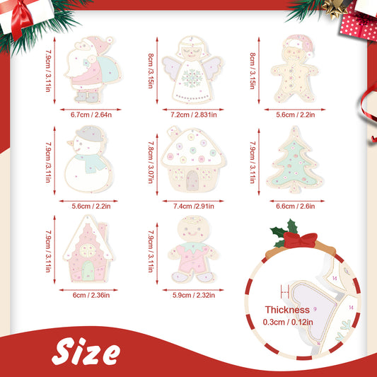 13 Christmas decoration 8pcs