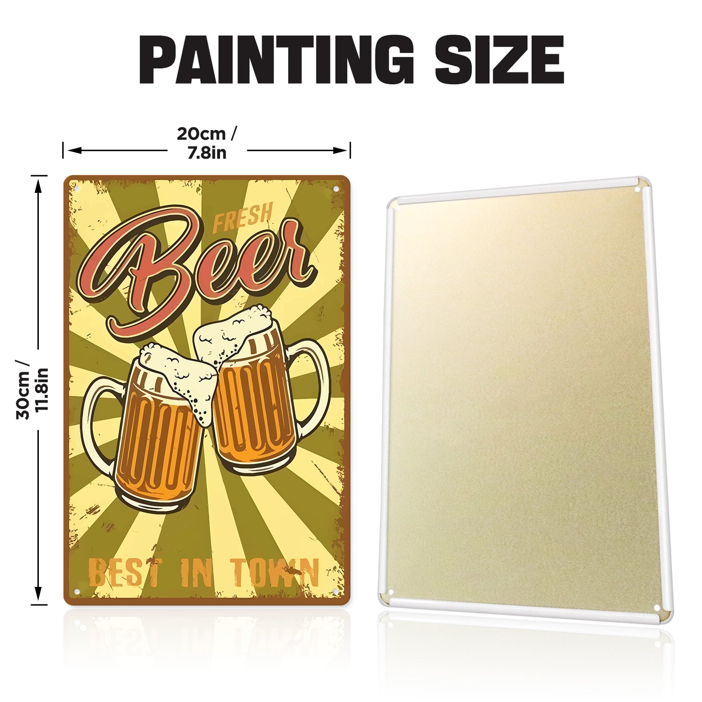 Vintage Metal Bar Art 10