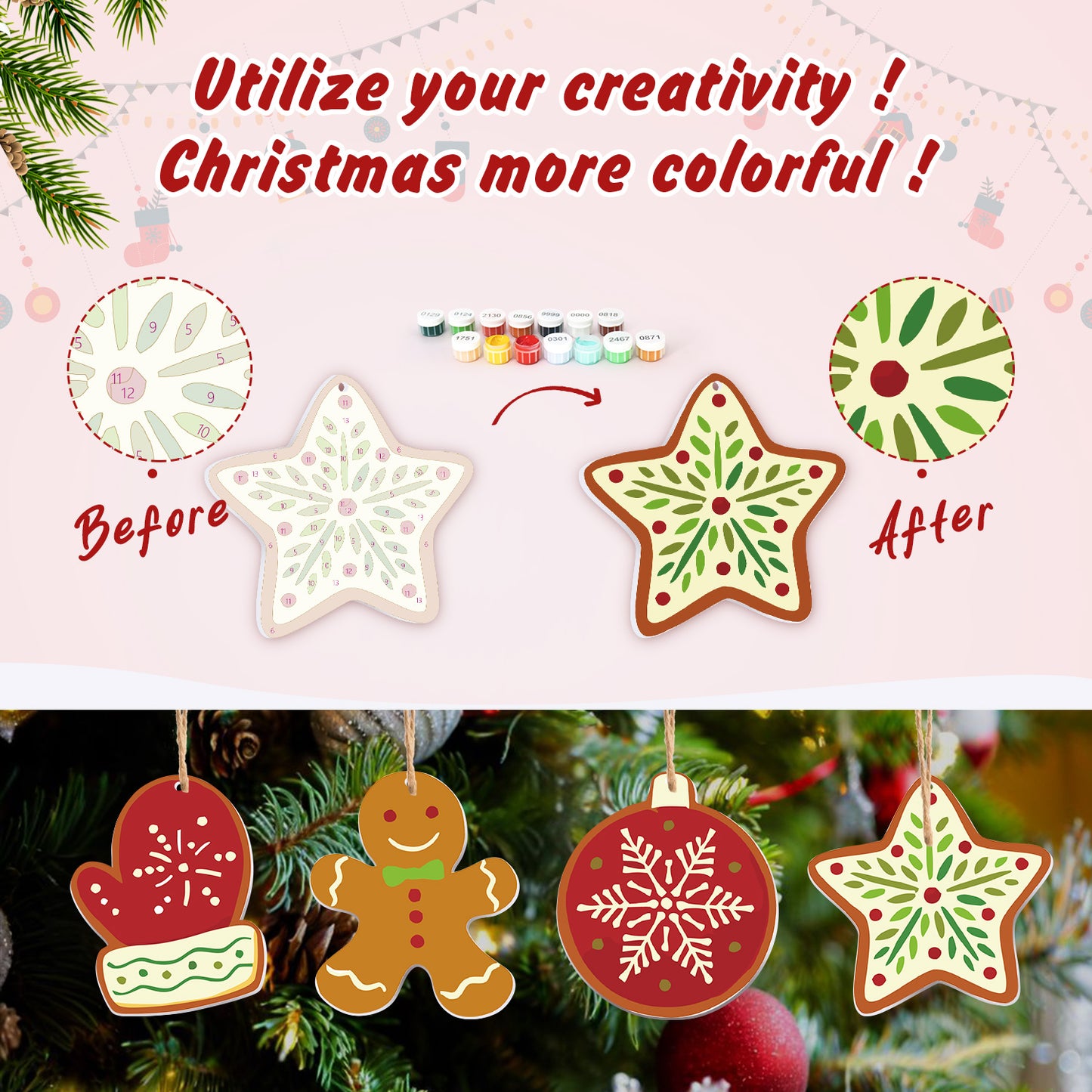 03 Christmas decoration 8pcs