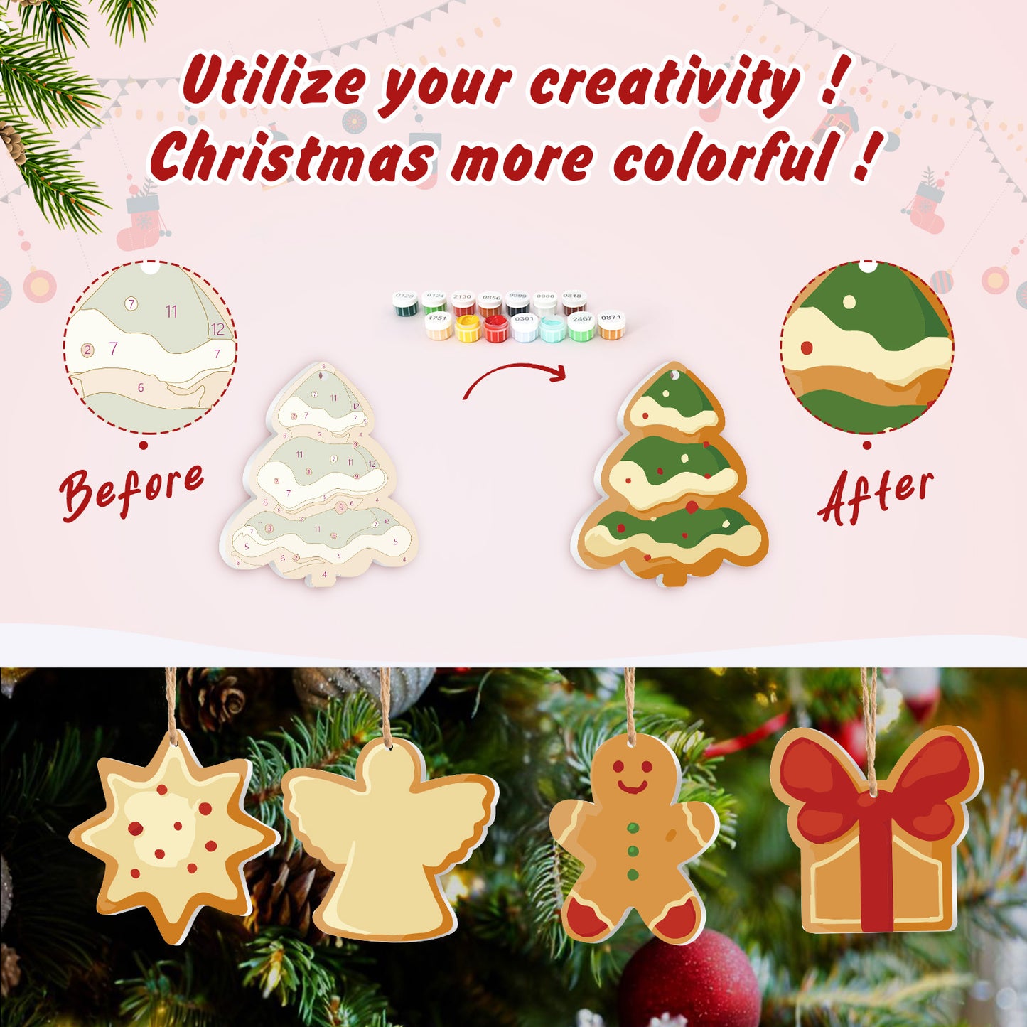 20 Christmas decoration 8pcs