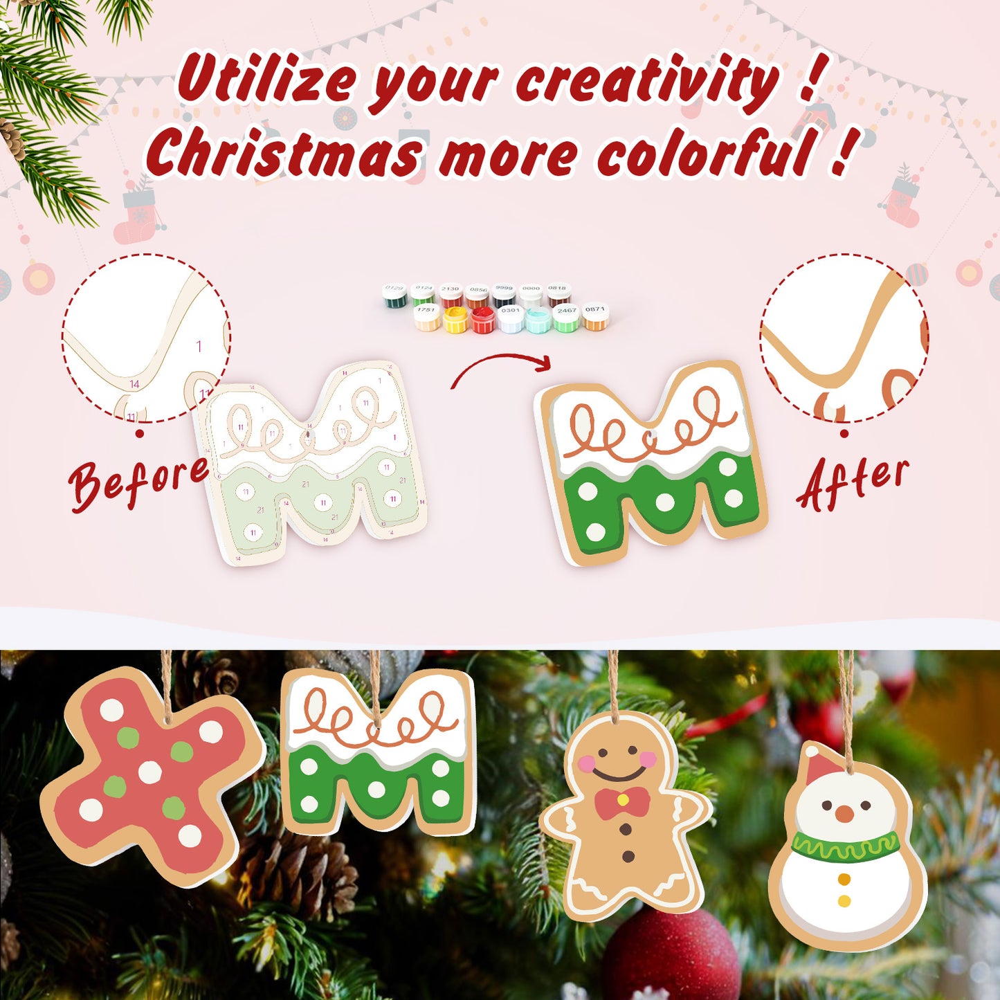 11 Christmas decoration 8pcs