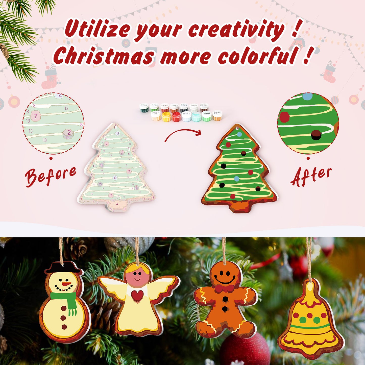 02 Christmas decoration 8pcs