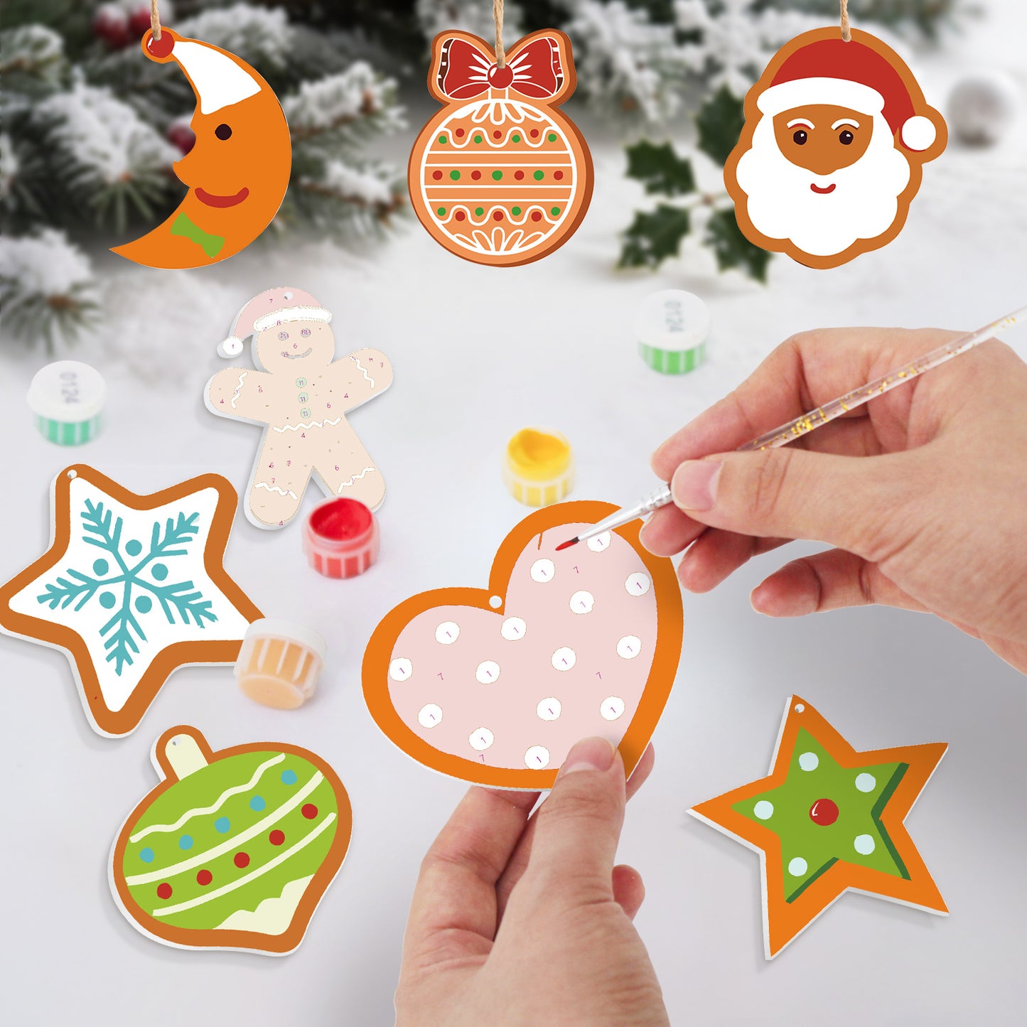 05 Christmas decoration 8pcs