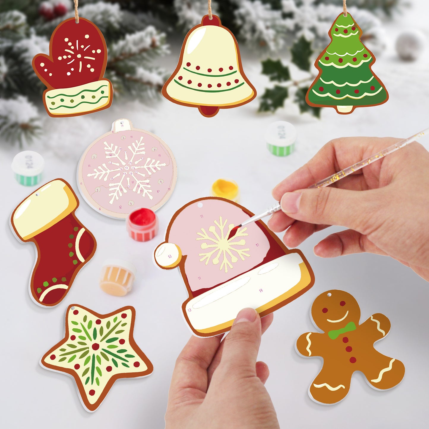 03 Christmas decoration 8pcs