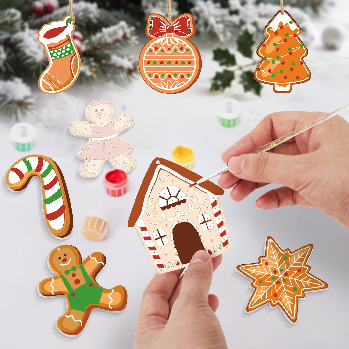04 Christmas decoration 8pcs