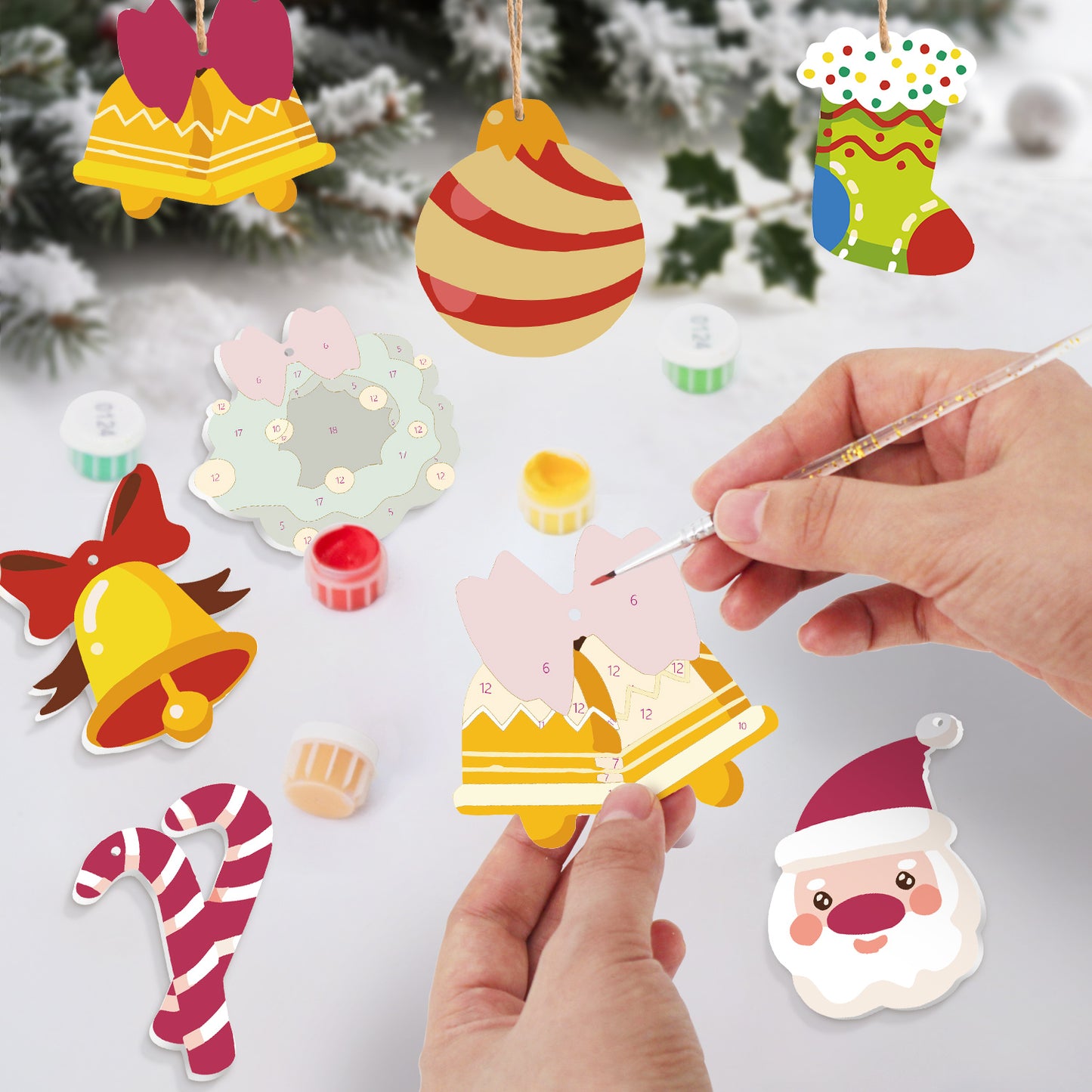 10 Christmas decoration 8pcs